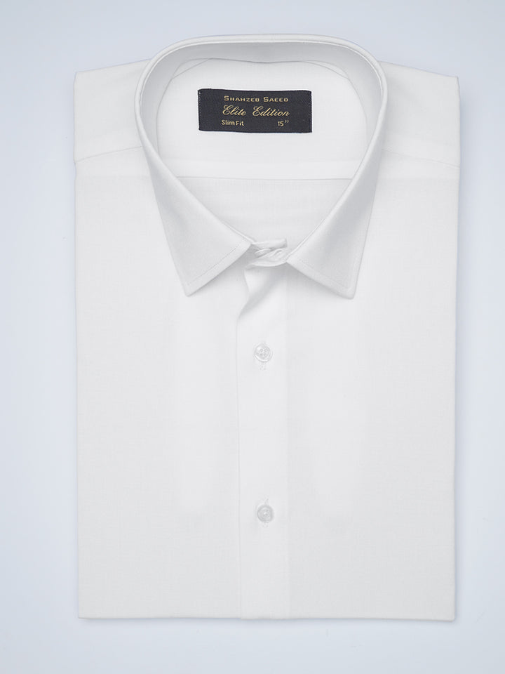 White Plain, French Collar, Elite Edition, Men’s Formal Shirt  (FS-1491)