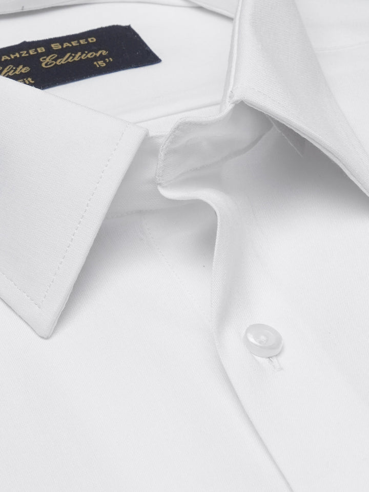 White Plain, French Collar, Elite Edition, Men’s Formal Shirt  (FS-1491)