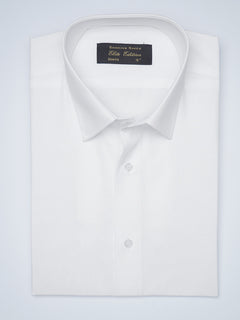White Plain, French Collar, Elite Edition, Men’s Formal Shirt  (FS-1494)