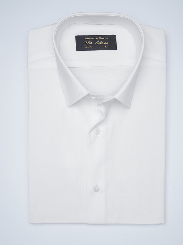 White Plain, French Collar, Elite Edition, Men’s Formal Shirt  (FS-1495)