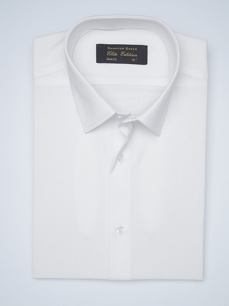 White Plain, French Collar, Elite Edition, Men’s Formal Shirt  (FS-1496)