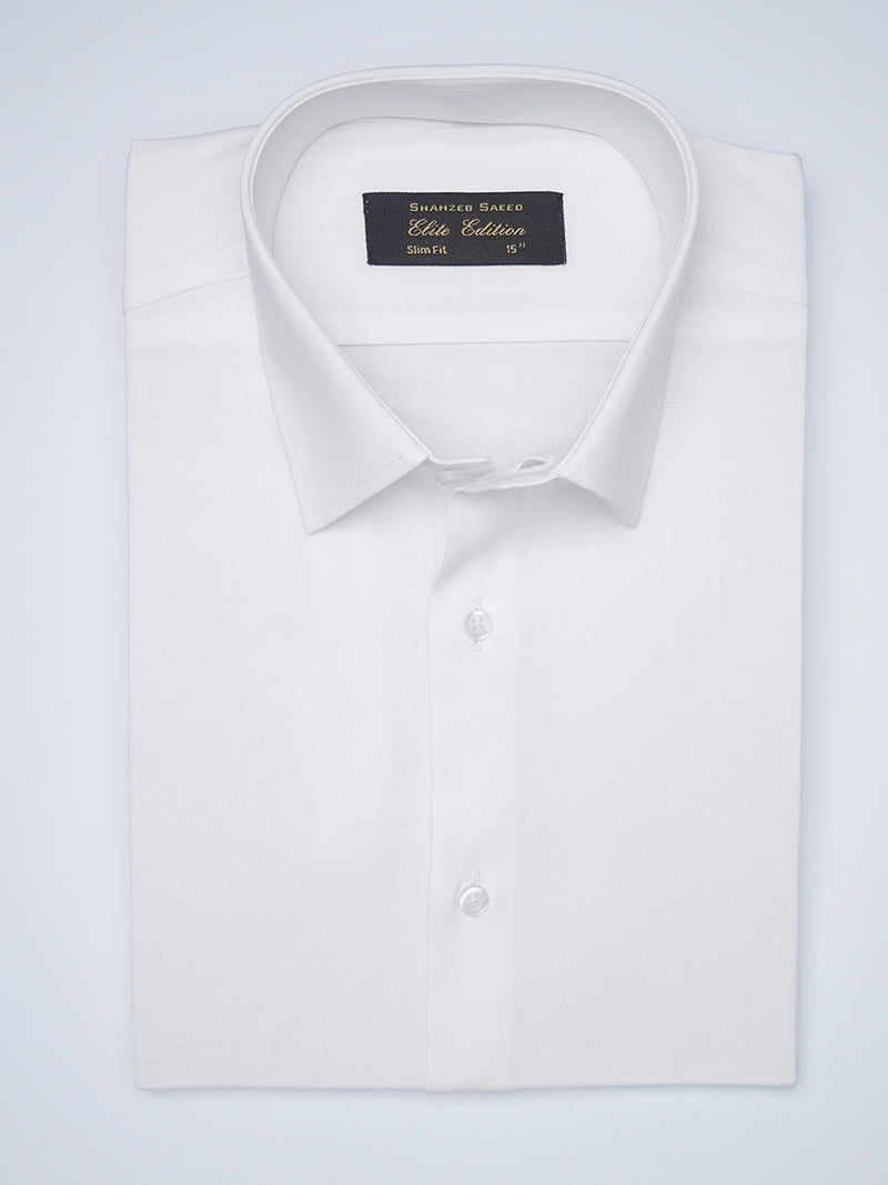 White Plain, French Collar, Elite Edition, Men’s Formal Shirt  (FS-1497)