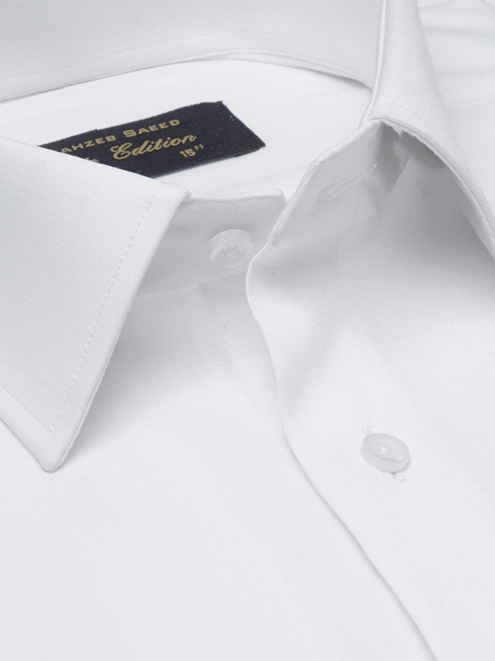 White Plain, French Collar, Elite Edition, Men’s Formal Shirt  (FS-1497)