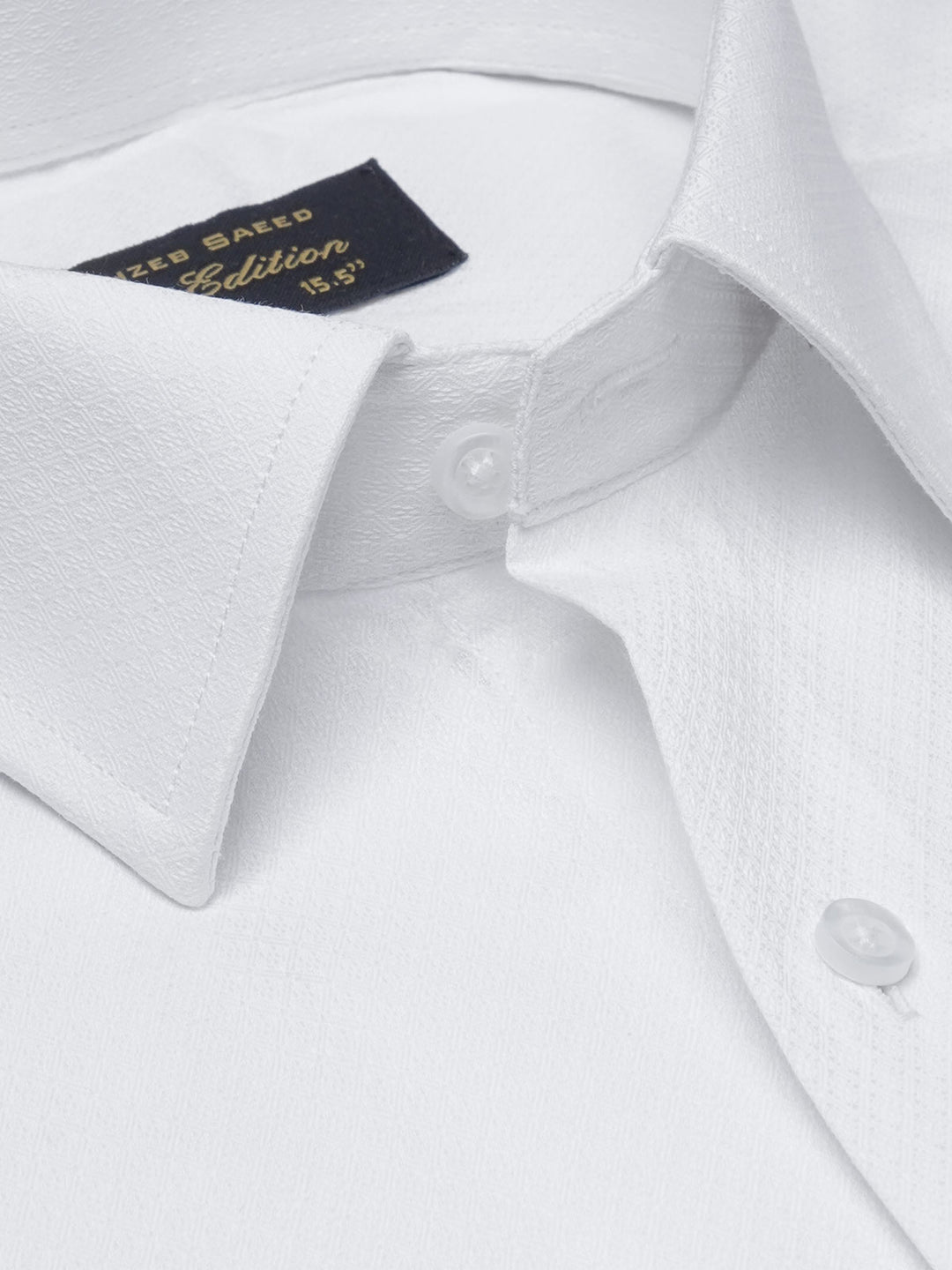 White Self, French Collar, Elite Edition, Men’s Formal Shirt  (FS-1498)