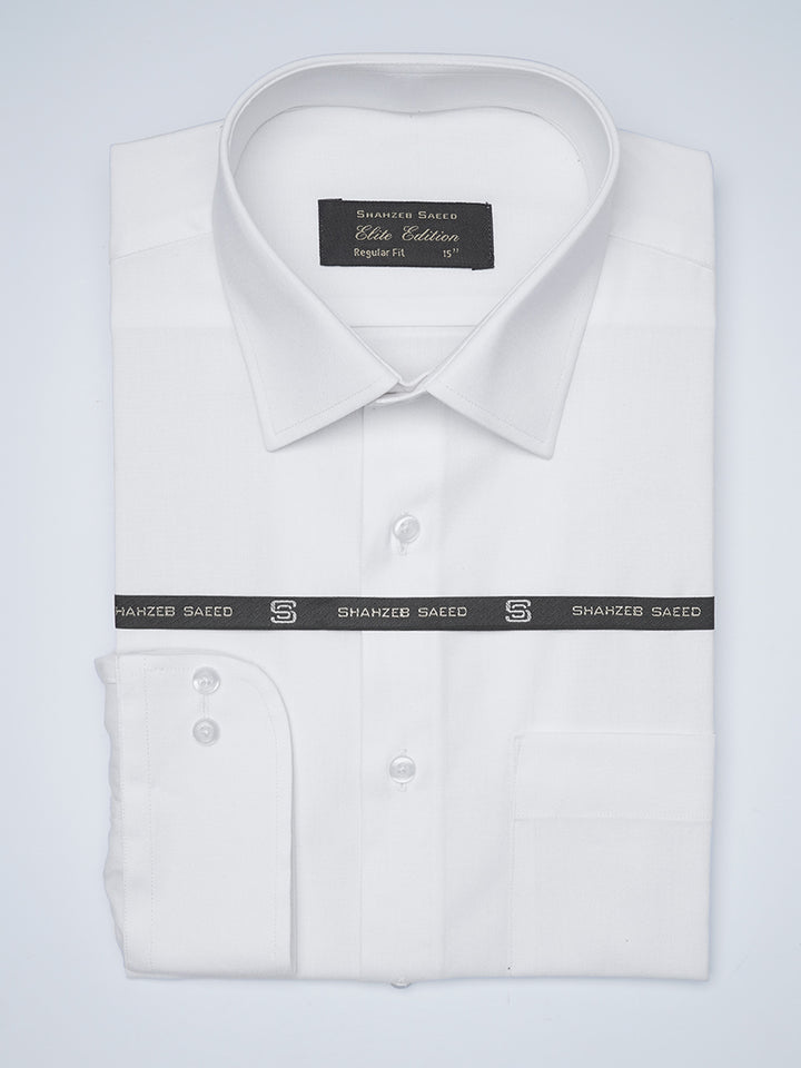 White Plain, French Collar, Elite Edition, Men’s Formal Shirt  (FS-1502)