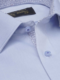 Light Blue Designer, Elite Edition, Spread Collar Men’s Designer Formal Shirt (FS-1531)