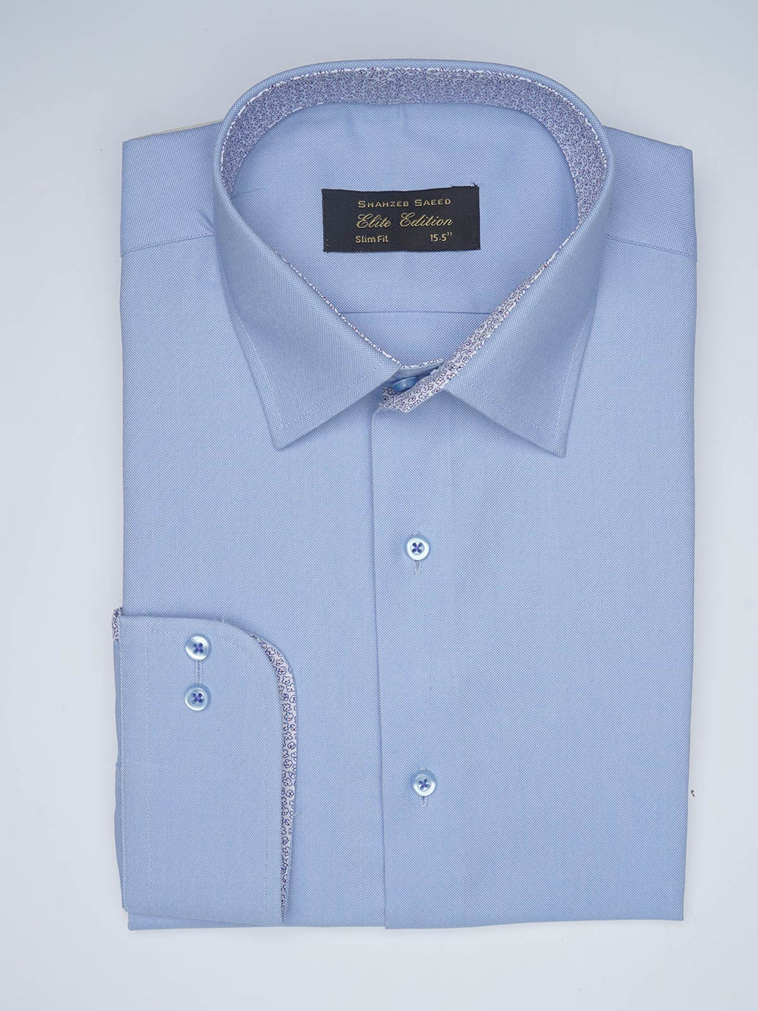 Blue Designer, Elite Edition, Spread Collar Men’s Designer Formal Shirt (FS-1532)