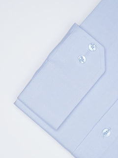 Light Blue Plain, Elite Edition, Cutaway Collar Men’s Formal Shirt  (FS-1572)