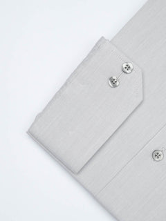 Grey Self, Elite Edition, Cutaway Collar Men’s Formal Shirt  (FS-1611)
