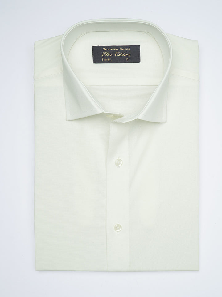 Off White Plain, Cutaway Collar, Elite Edition, Men’s Formal Shirt  (FS-1625)