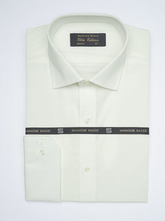 Off White Plain, Cutaway Collar, Elite Edition, Men’s Formal Shirt  (FS-1625)