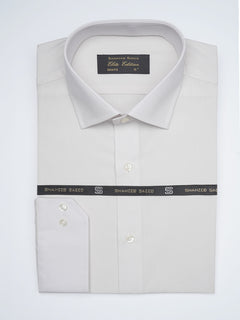 Off White Plain, Cutaway Collar, Elite Edition, Men’s Formal Shirt  (FS-1626)