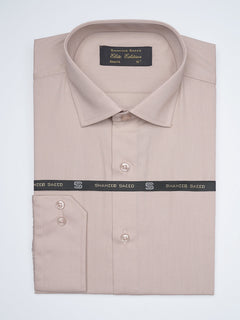 Peach Plain, Cutaway Collar, Elite Edition, Men’s Formal Shirt  (FS-1627)