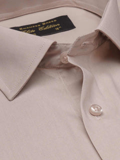 Peach Plain, Cutaway Collar, Elite Edition, Men’s Formal Shirt  (FS-1627)