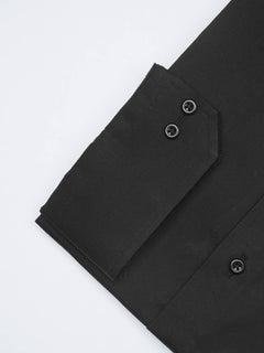 Black Plain, Cutaway Collar, Elite Edition, Men’s Formal Shirt  (FS-1629)