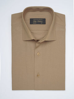 Walnut Plain, Cutaway Collar, Elite Edition, Men’s Formal Shirt  (FS-1630)