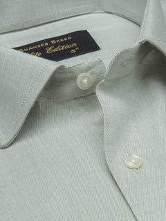 Pistachio Self, Cutaway Collar, Elite Edition, Men’s Formal Shirt  (FS-1632)