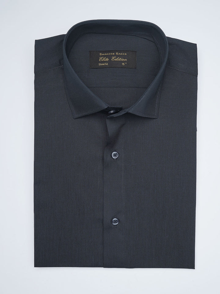 Midnught Blue Plain, Cutaway Collar, Elite Edition, Men’s Formal Shirt  (FS-1635)