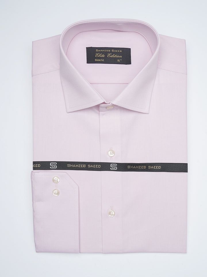 Pink Plain, Cutaway Collar, Elite Edition, Men’s Formal Shirt  (FS-1637)