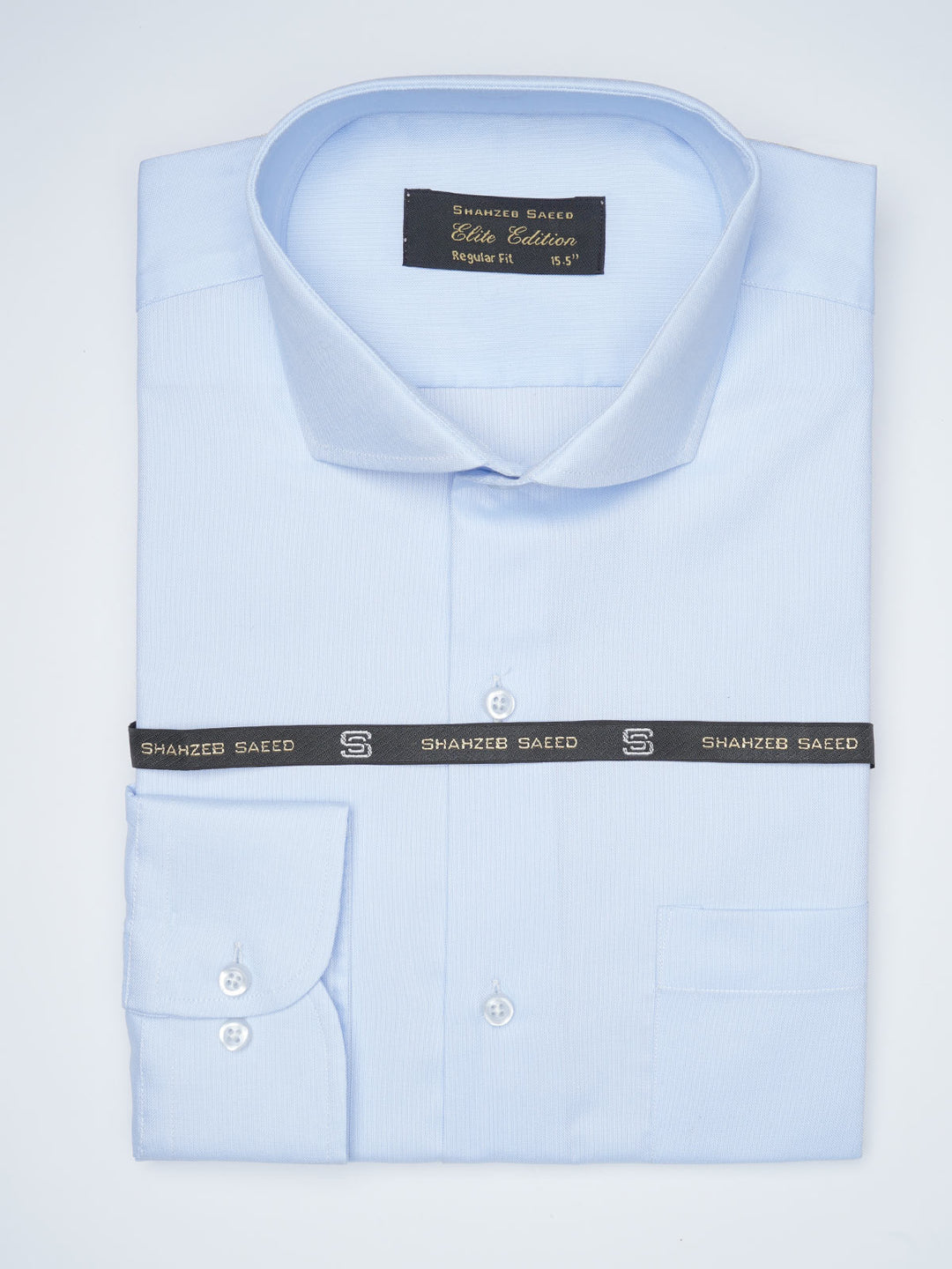 Sky Blue Plain, Cutaway Collar, Elite Edition, Men’s Formal Shirt  (FS-1672)