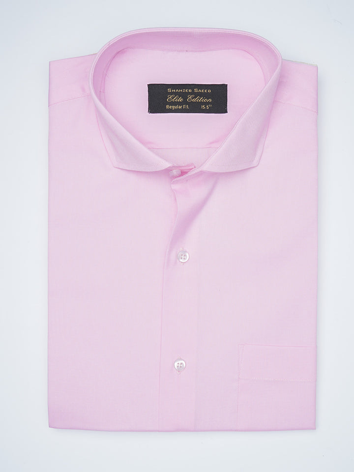 Tea Pink Plain, Cutaway Collar, Elite Edition, Men’s Formal Shirt  (FS-1674)