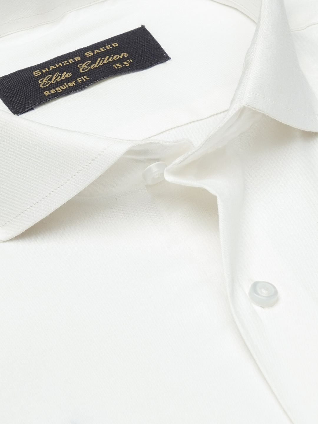 Off White Plain, Cutaway Collar, Elite Edition, Men’s Formal Shirt  (FS-1676)