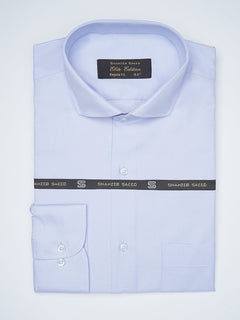 Light Blue Self, Cutaway Collar, Elite Edition, Men’s Formal Shirt  (FS-1677)