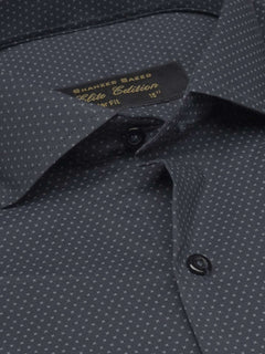 Navy Blue Printed, Cutaway Collar, Elite Edition, Men’s Formal Shirt  (FS-1682)