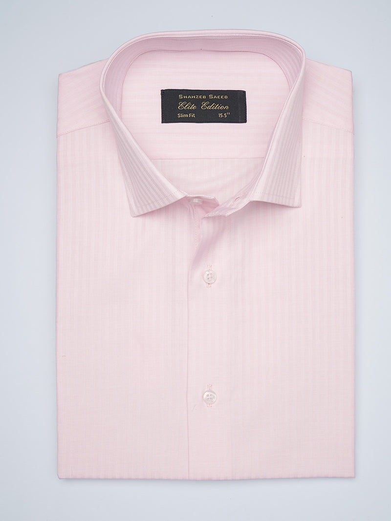 Pink Striped, Elite Edition, French Collar Men’s Formal Shirt (FS-1712)