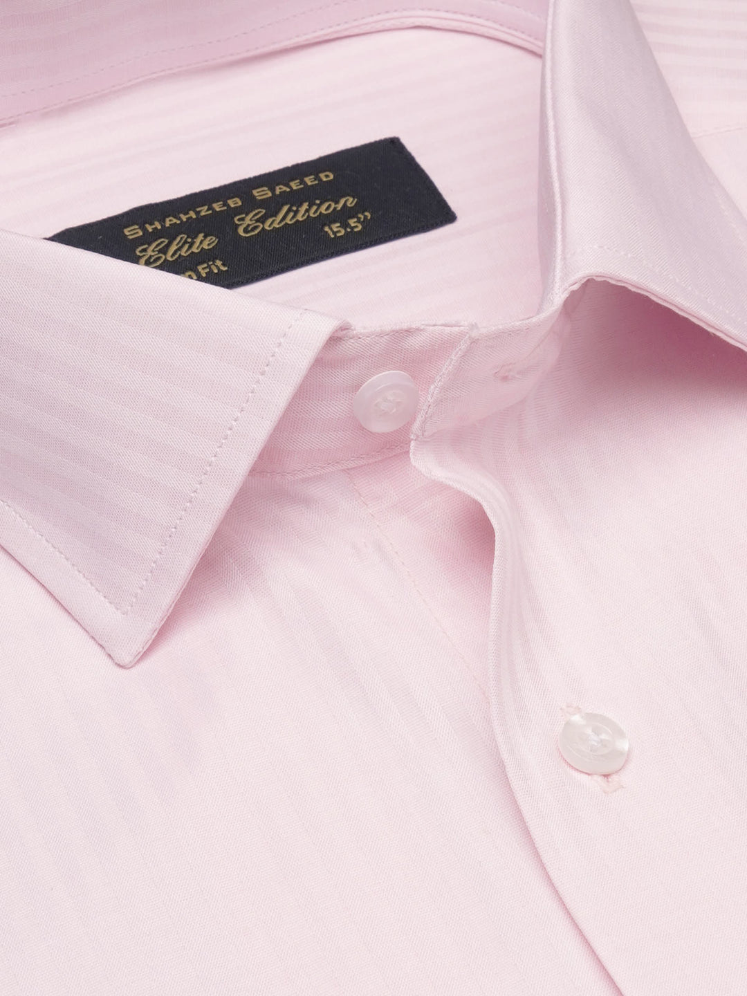 Pink Striped, Elite Edition, French Collar Men’s Formal Shirt (FS-1712)