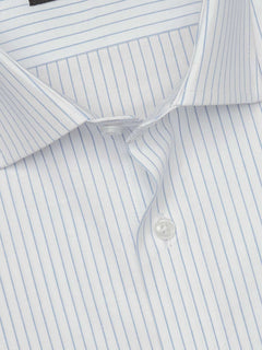 Blue Striped, Elite Edition, French Collar Men’s Formal Shirt (FS-1716)