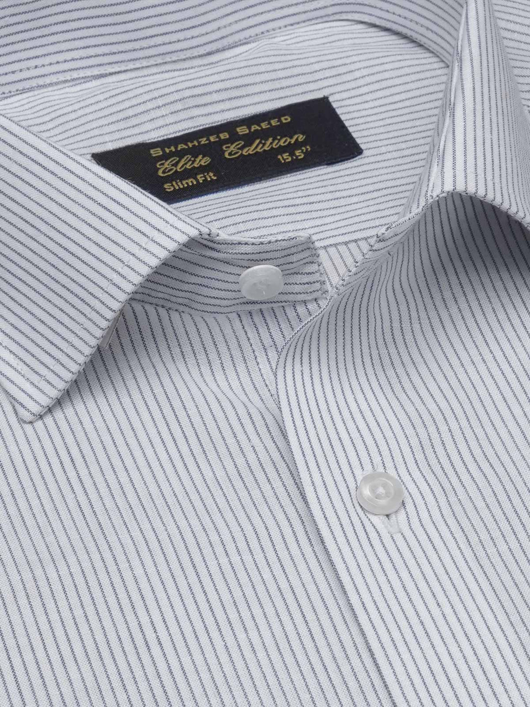 Blue Striped, Elite Edition, French Collar Men’s Formal Shirt (FS-1718)