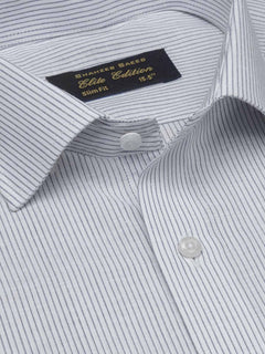Blue Striped, Elite Edition, French Collar Men’s Formal Shirt (FS-1718)
