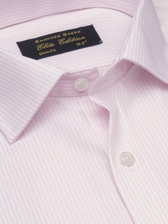 Pink Striped, Elite Edition, French Collar Men’s Formal Shirt (FS-1719)