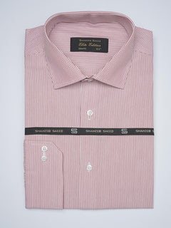 Red Striped, Elite Edition, French Collar Men’s Formal Shirt (FS-1725)