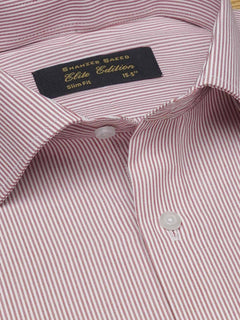 Red Striped, Elite Edition, French Collar Men’s Formal Shirt (FS-1725)