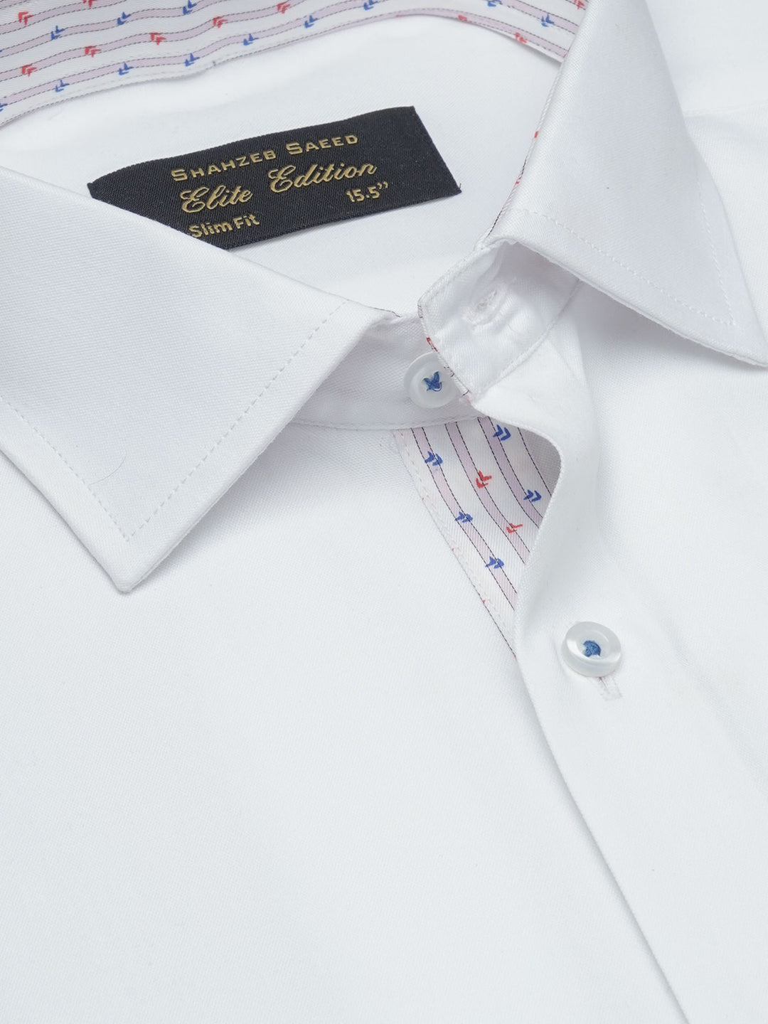 White Designer, Elite Edition, French Collar Men’s Designer Formal Shirt (FS-1729)