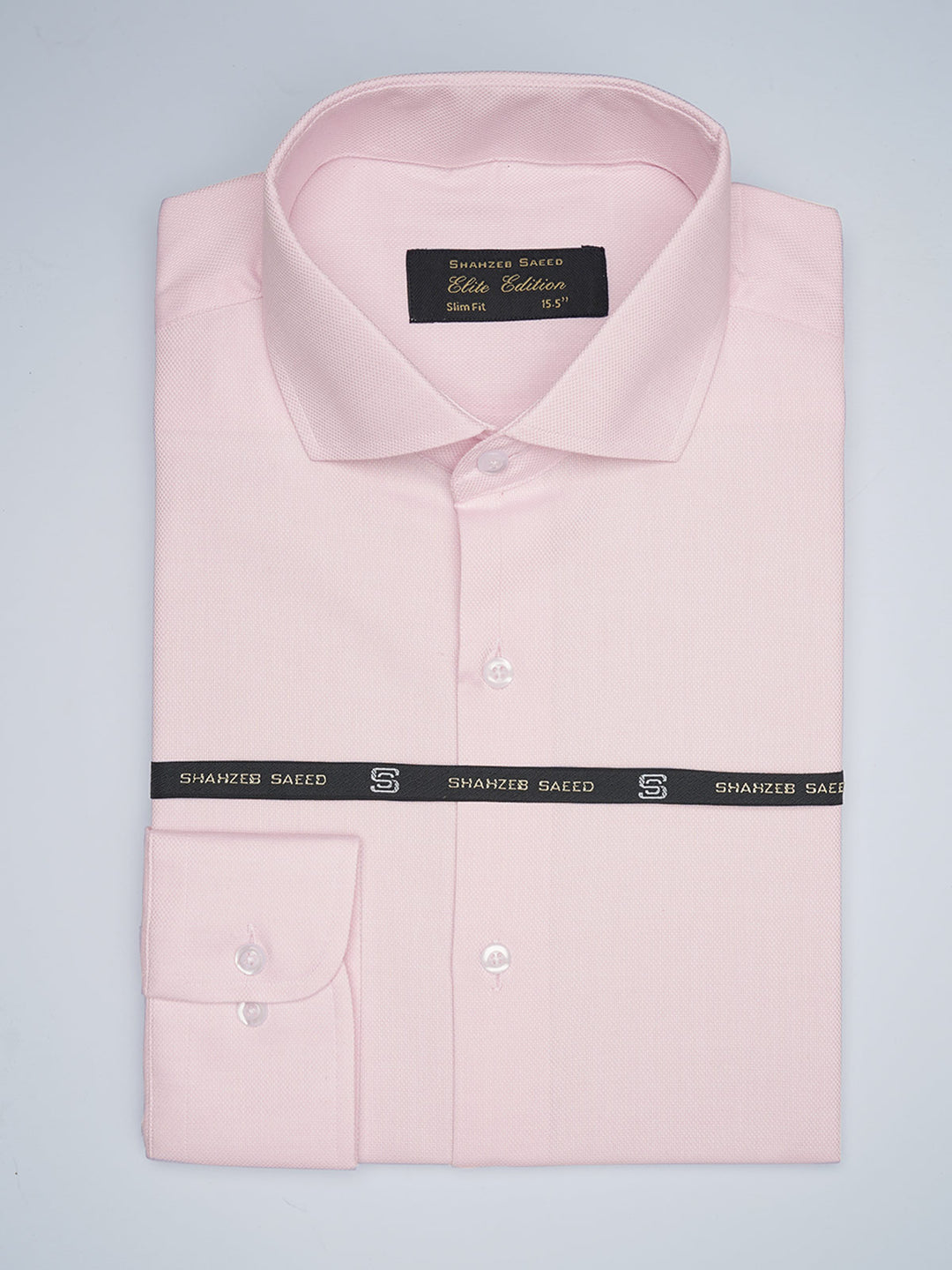 Light Pink Self, Elite Edition, Cutaway Collar Men’s Formal Shirt (FS-1732)