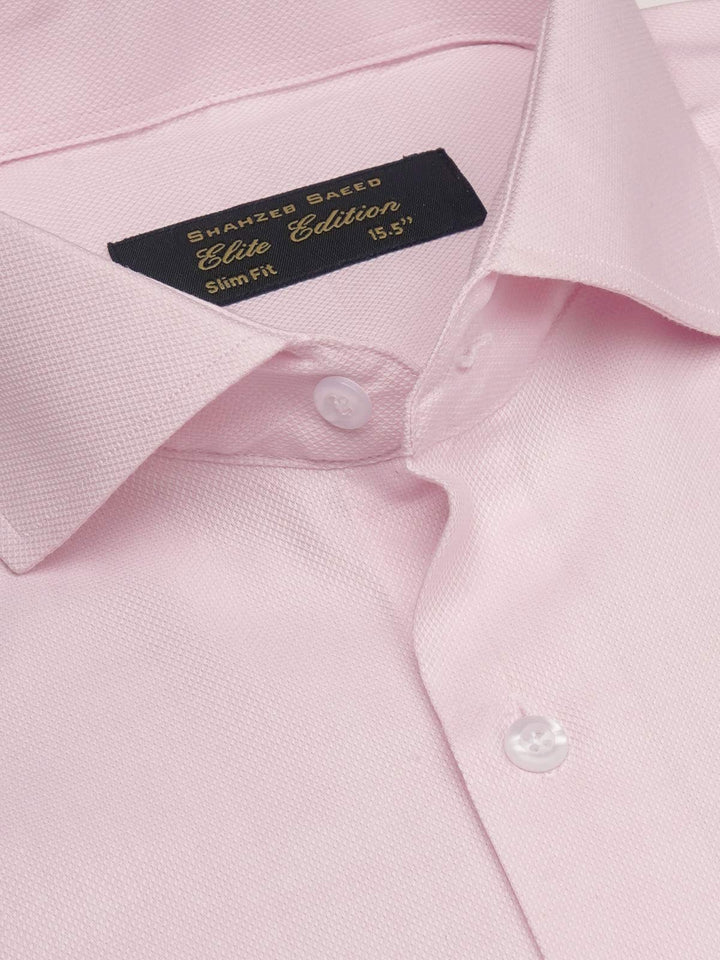 Light Pink Self, Elite Edition, Cutaway Collar Men’s Formal Shirt (FS-1732)