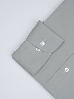 Light Grey Self, Elite Edition, Cutaway Collar Men’s Formal Shirt (FS-1745)