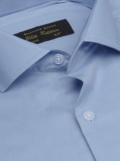 Sky Blue Self, Elite Edition, Cutaway Collar Men’s Formal Shirt (FS-1748)