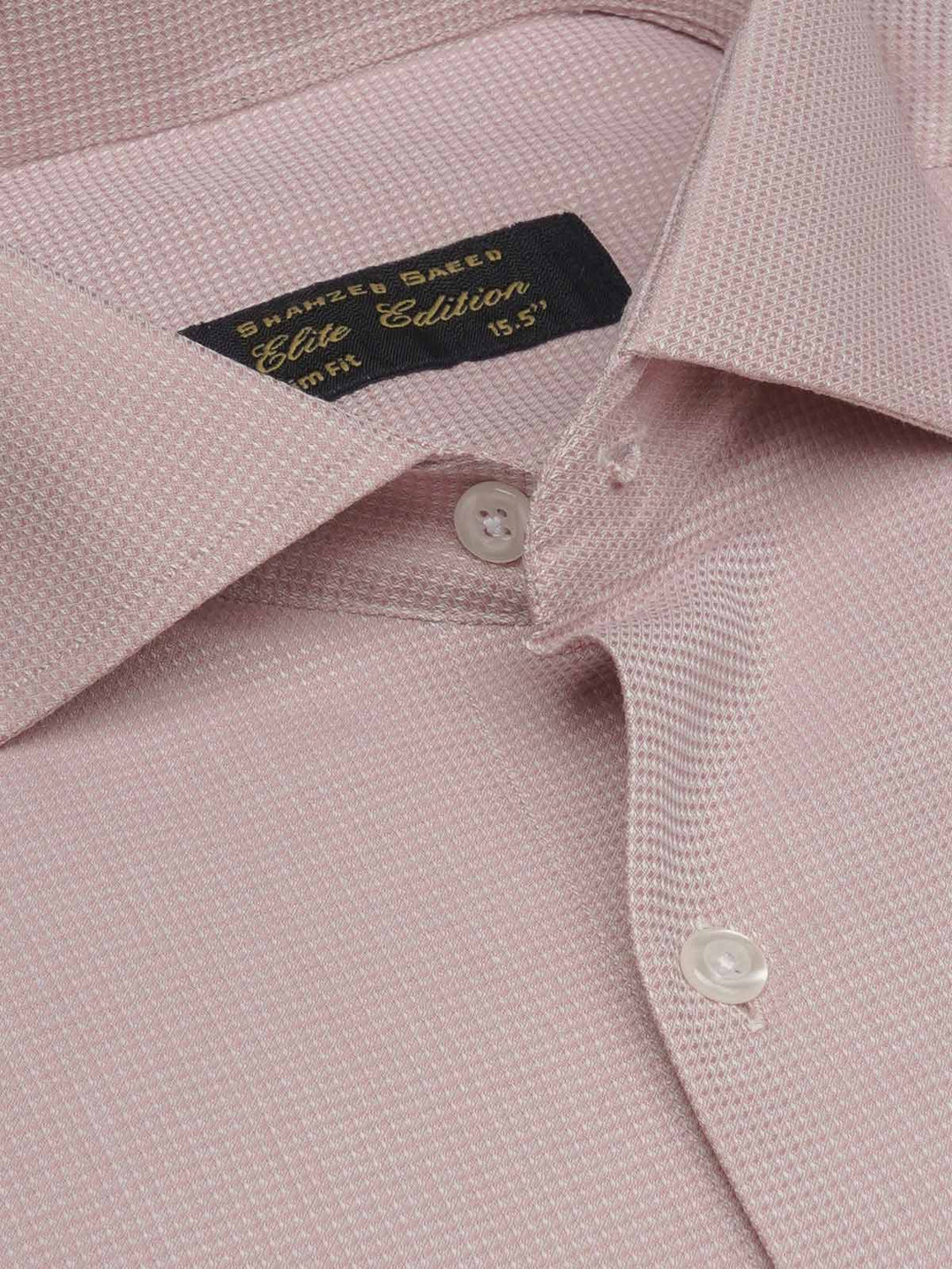 Tea Pink Self, Elite Edition, Cutaway Collar Men’s Formal Shirt (FS-1749)