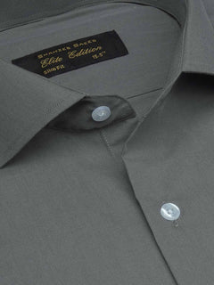 Grey Self, Elite Edition, Cutaway Collar Men’s Formal Shirt (FS-1750)