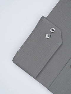 Grey Plain, Elite Edition, Cutaway Collar Men’s Formal Shirt (FS-1757)