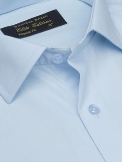 Sky Blue Plain, Elite Edition, Cutaway Collar Men’s Formal Shirt (FS-1759)