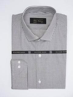 Blue & White Striped, Elite Edition, Spread Collar Men’s Formal Shirt (FS-1764)