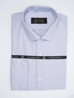 Blue Self Striped, Elite Edition, Spread Collar Men’s Formal Shirt (FS-1765)