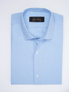 Blue Self Striped, Elite Edition, Spread Collar Men’s Formal Shirt (FS-1780)