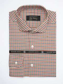 Multi Color Micro Checkered, Elite Edition, Cutaway Collar Men’s Formal Shirt  (FS-1792)
