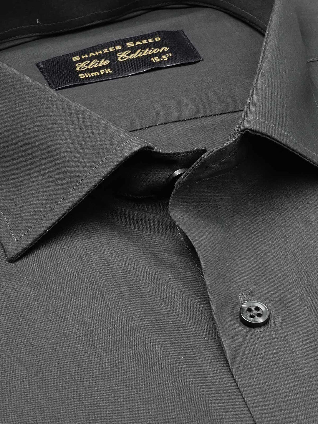 Dark Grey Self, Elite Edition, Cutaway Collar Men’s Formal Shirt (FS-1808)